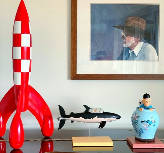 FUSEE TINTIN 30 cm - REF.46949 - B+C neuf EUR 119,00 - FR
