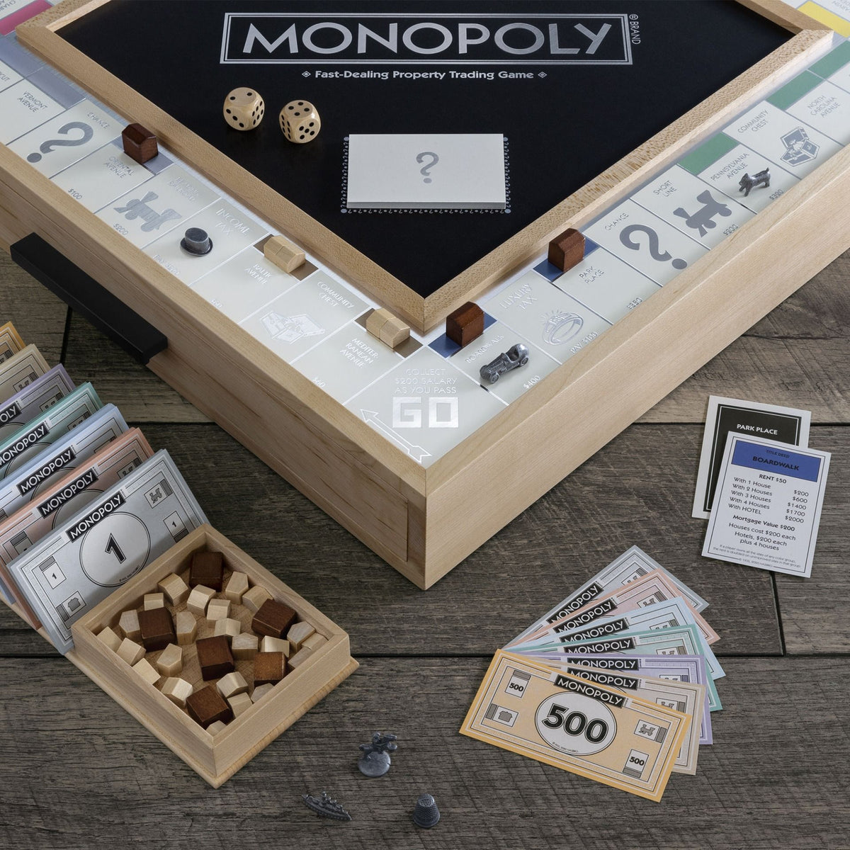 Monopoly Luxe Edition high quality Solid Maple Wood