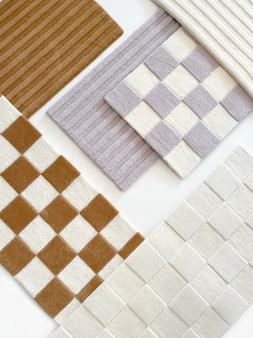 Solid Stripe Rug Available in 3 Sizes & 3 Colors - 200 x 300 cm / Terra - Maison Deux - Playoffside.com
