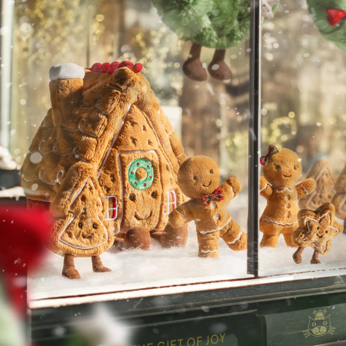 Jellycat Gingerbread House – Adorable Holiday Plush – Playoffside.com