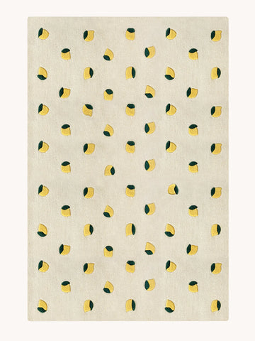 Lemon Rug For Kid's Bedroom Available in 2 Sizes - 200 x 300cm - Maison Deux - Playoffside.com