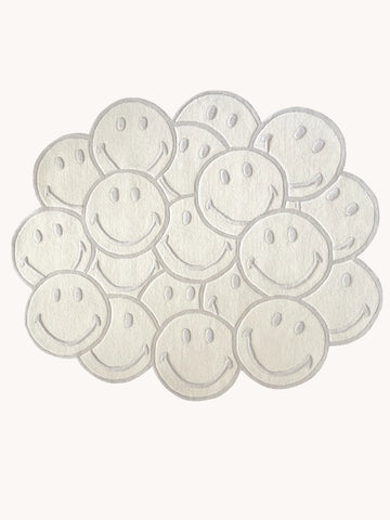 Smiley Bunch Rug For Kids Room & Living Areas - Natural - Maison Deux - Playoffside.com