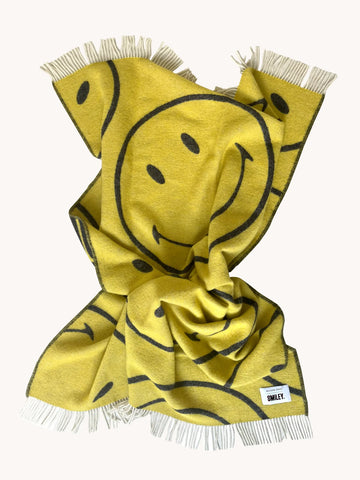 Smiley Blanket Available in 2 Colors - Yellow - Maison Deux - Playoffside.com