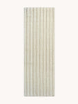 Solid Stripe Rug Available in 3 Sizes & 3 Colors - 160 x 55 cm / Natural - Maison Deux - Playoffside.com