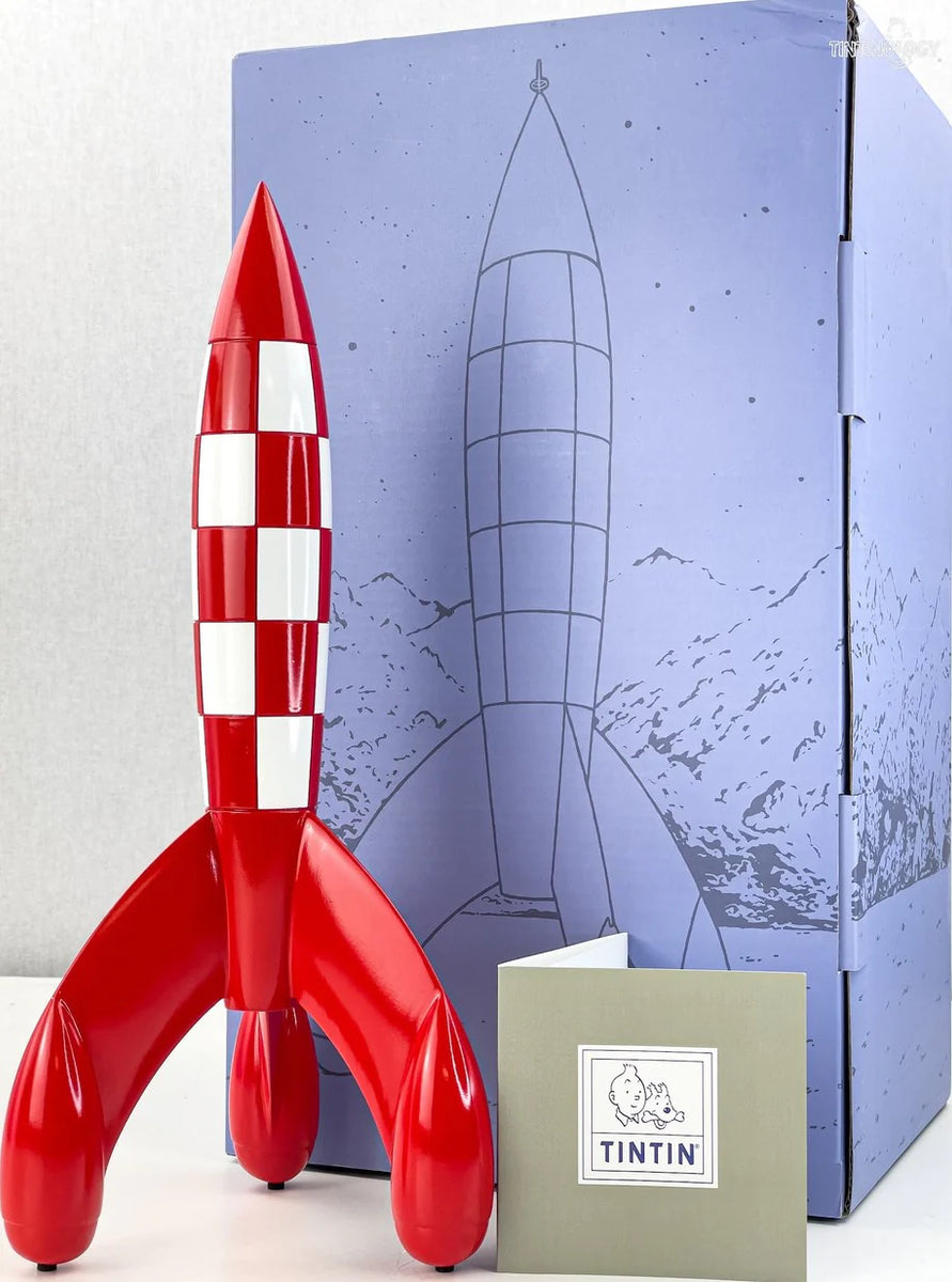 TINTINの冒険 タンタンとミルーのぬいぐるみとロケット Tintin Rocket + Milou Teddybear – Playoffside.com