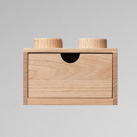 Lego 2x2 Wooden Desk Drawer Available in 2 Colors - Soap Treated - Room Copenhagen - Playoffside.com