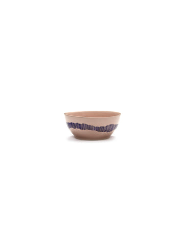 Ottolenghi Bowls Available in 2 Sizes & 6 Styles - Delicious Pink Swirl-stripes Blue / Small - Serax - Playoffside.com