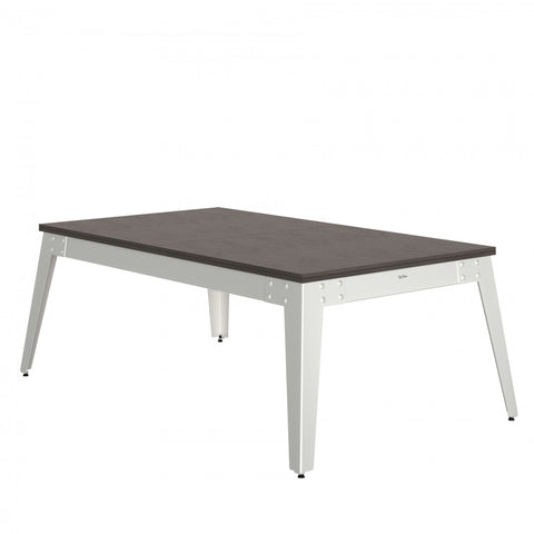 Steel Pool Table - Oak / grey / Grey Cloth / With Top - Rene Pierre - Playoffside.com
