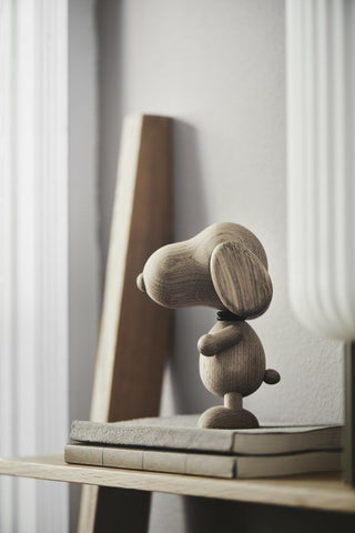 Oak Wooden Snoopy Available in 2 Sizes & 3 Colours - Smoked / Small - Boyhood - Playoffside.com