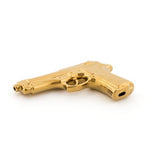 Gun Made from Fine Porcelaine Available in 2 Colours - Gold - Seletti - Playoffside.com