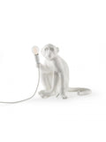 Indoor Monkey Sitting Lamp White Color - Default Title - Seletti - Playoffside.com