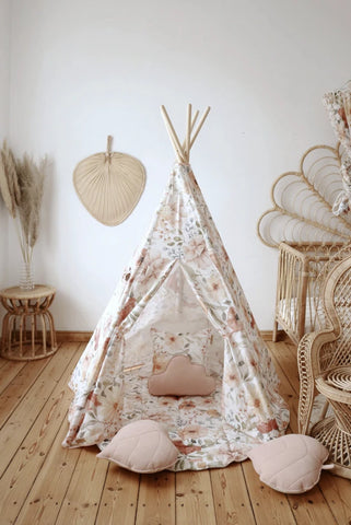 Kids Indoor/Outdoor Teepee Tent Available in 6 Colors - Flower - Kidkii - Playoffside.com