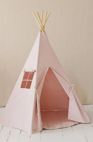 Kids Indoor/Outdoor Teepee Tent Available in 6 Colors - Light Pink - Kidkii - Playoffside.com