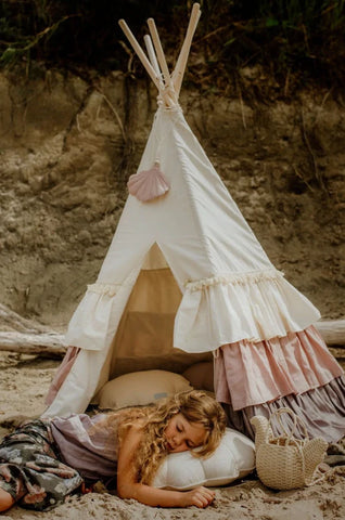 Kids Indoor/Outdoor Teepee Tent Available in 6 Colors - Frills - Kidkii - Playoffside.com