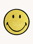 Smiley Round Area Rug Available in 2 Colours & 3 Sizes - Yellow / ø200 cm - Maison Deux - Playoffside.com