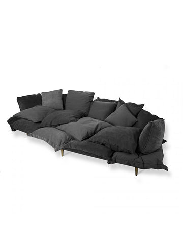 Comfortable Sofa Available in 3 Colours - Charcoal Grey - Seletti - Playoffside.com