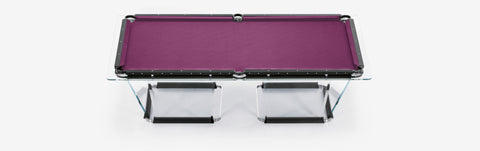 T1.8 Biliardo Pool Table 8 feet - Luxury Billiard - Fuchsia - Teckell - Playoffside.com
