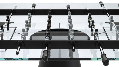 Ciclope Innovative Design Modern Football Table - Ghost Black / Straight Through - Fas Pendezza - Playoffside.com