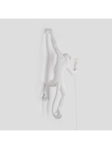 Indoor Monkey Wall-hanging Lamp Available in 2 Sides - Left - Seletti - Playoffside.com