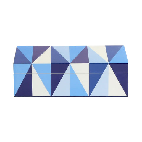 Blue Sorrento Lacquer Boxes Available in 3 Sizes - Small - Jonathan Adler - Playoffside.com