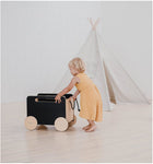 Monochrome Toy Chest on Wheels Available in 2 Colours - White - Ooh Noo - Playoffside.com