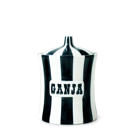 Ganja Modern Design Canister Adler Available in 2 Colours - Black and White - Jonathan Adler - Playoffside.com