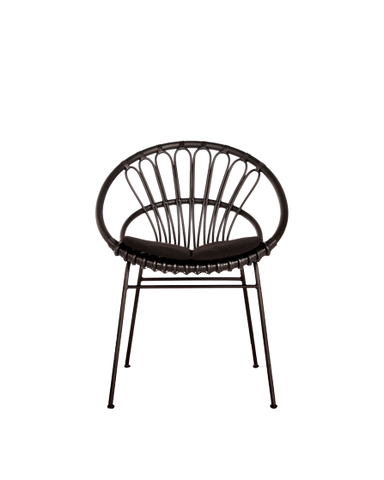 Roxanne Rattan Dining Chair Available in 2 Colors - Camel - Vincent Sheppard - Playoffside.com