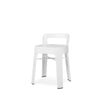 With backrest / White
