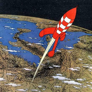 Tintin Moon Rocket Model: A Collectible Item for Fans of Adventure