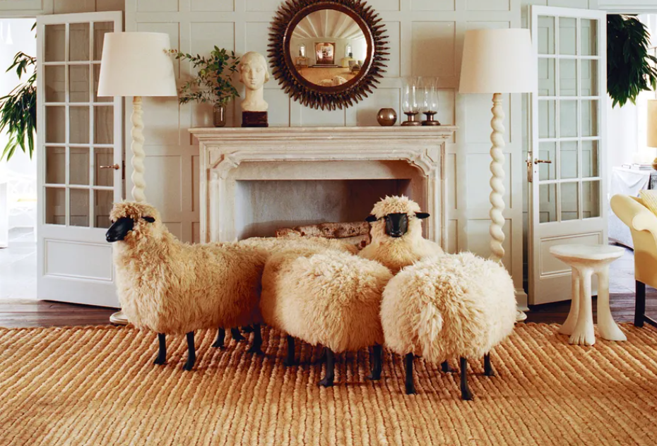 Iconique mouton décoratif de Lalanne