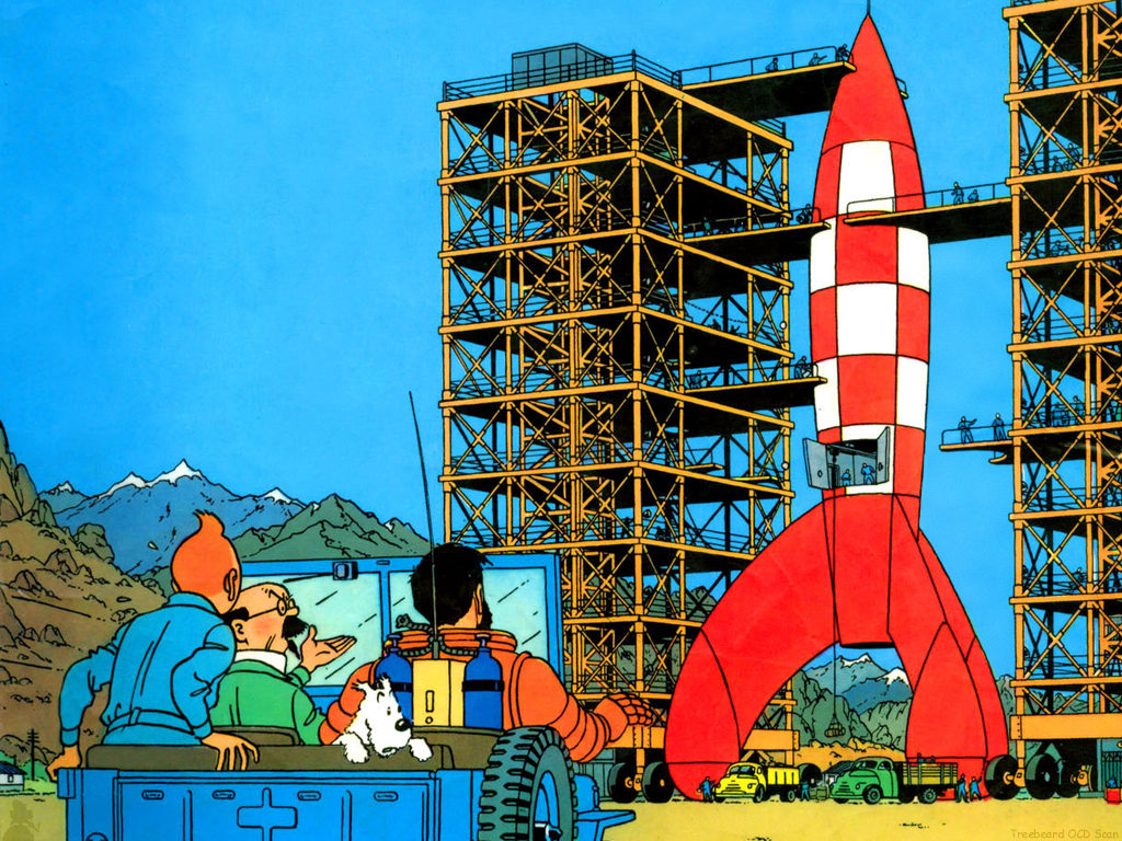 Tintin Moon Rocket From Fiction To Reality