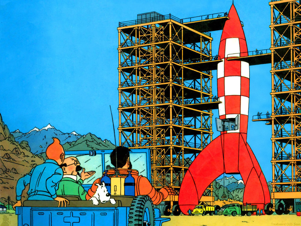 Tintin Space Rocket tintin-space-rocket