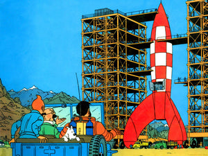 Tintin Moon Rocket From Fiction To Reality