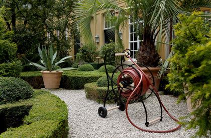 Outdoor Shower with Garden Hose Connection