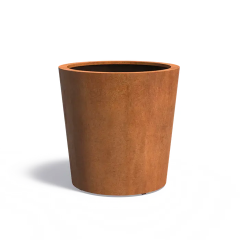 Conic Large Corten Steel Planters