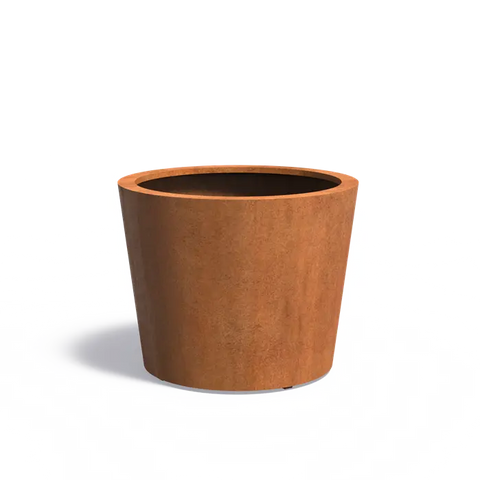 Conic Large Corten Steel Planters