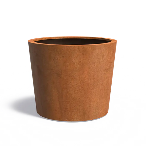 Conic Large Corten Steel Planters