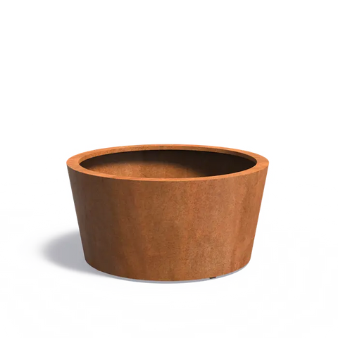 Conic Large Corten Steel Planters