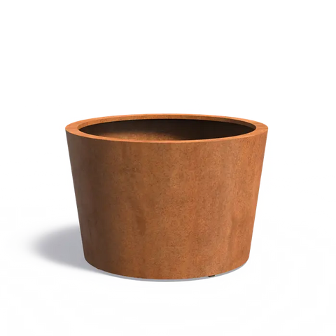 Conic Large Corten Steel Planters