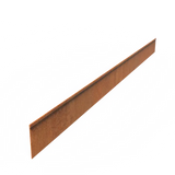 Corten Steel Edge Flattened Top Edge Available in 10 Sizes