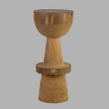 Bar Stool Ball Made from Sanded Wood