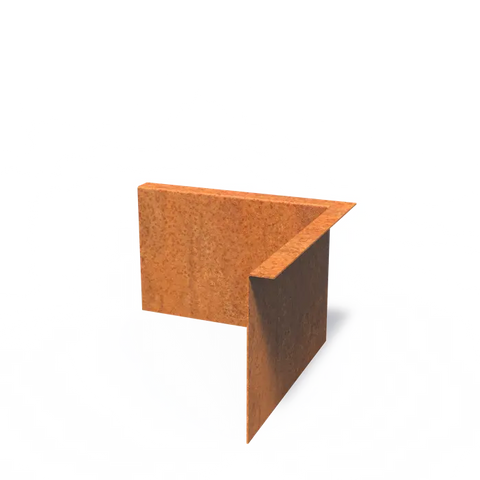 Corten Steel Edge Corner Set Available in 2 Styles & 5 Sizes