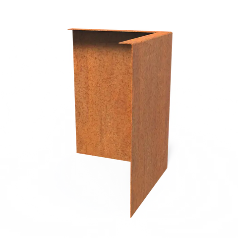 Corten Steel Edge Corner Set Available in 2 Styles & 5 Sizes