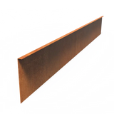 Corten Steel Set Edge Top Available in 2 Styles & 5 Sizes