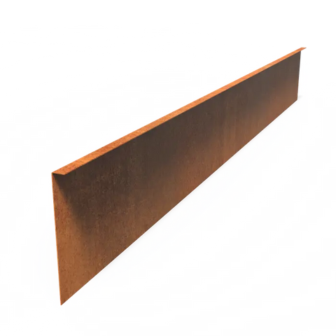 Corten Steel Set Edge Top Available in 2 Styles & 5 Sizes