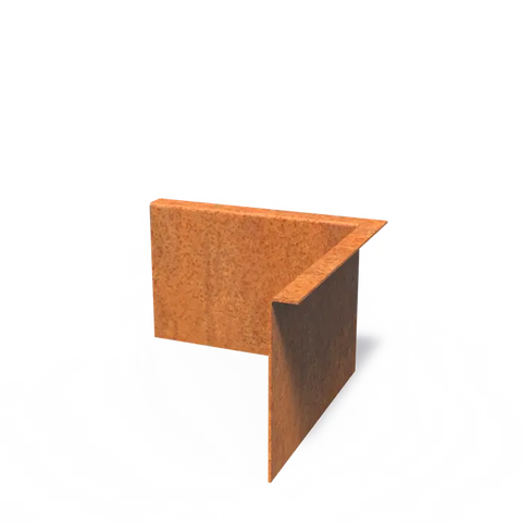 Corten Steel Edge Corner Set Available in 2 Styles & 5 Sizes