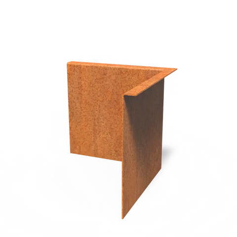 Corten Steel Edge Corner Set Available in 2 Styles & 5 Sizes