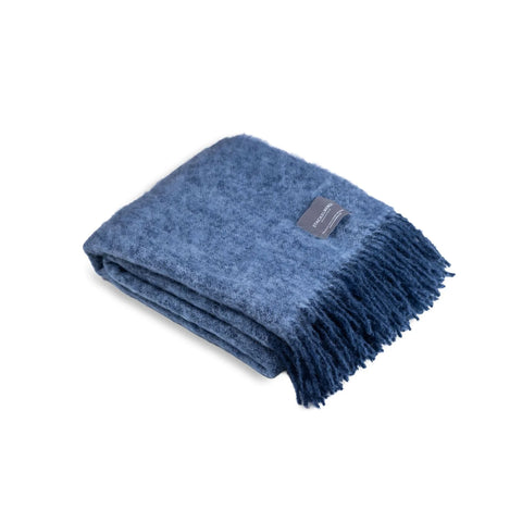 Mohair-Decke Rolled Fringe