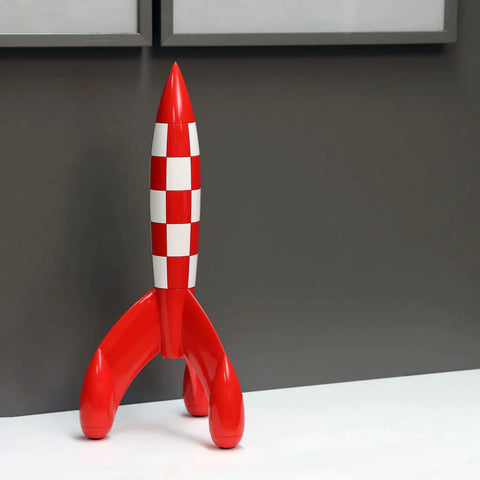 Tintin Rocket + Milou Teddybear - 150 cm   59.1 " / 37cm + box - Tintin Imaginatio - Playoffside.com