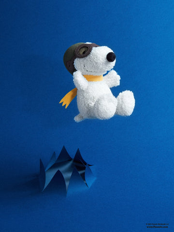 Snoopy Sitting Flying Ace 20 cm - 8''